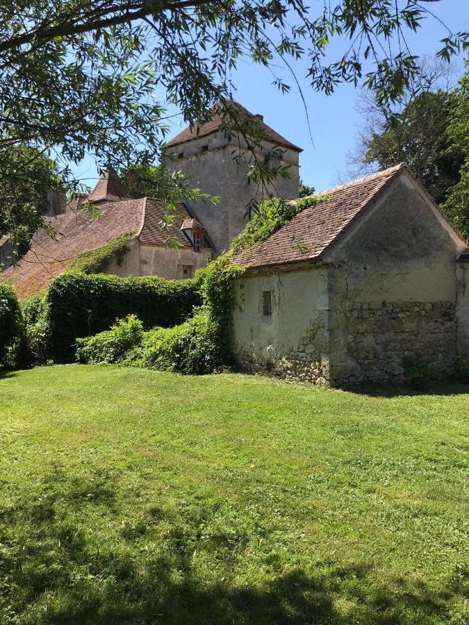 Chateau De Vesset Bed and Breakfast Tréteau Exterior foto